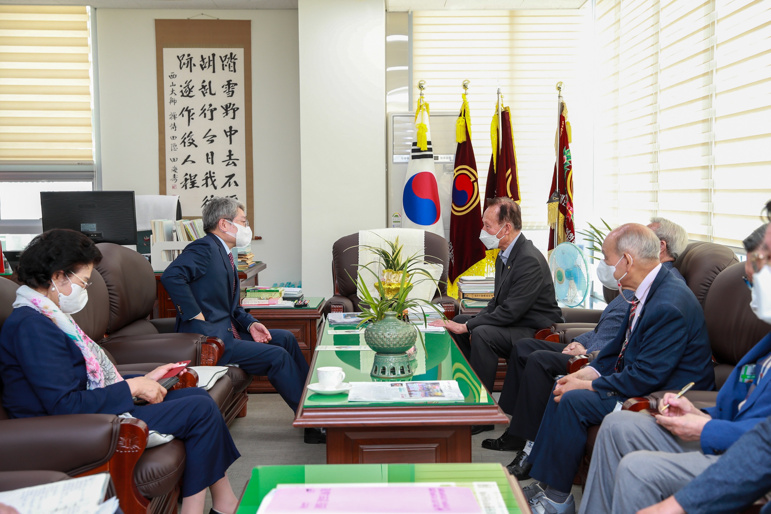 우철문 경찰청장 방문